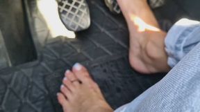 Driving barefoot