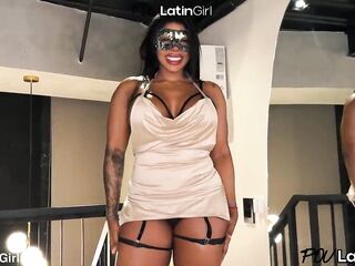 Black-skinned mother I'd like to fuck with a giant booty secretly screws a favourable chap - POVLatinGirl