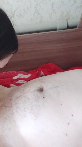 Emotional moment from "Please don't stretch my anus, I'd rather suck your dick and you can cum in my mouth."