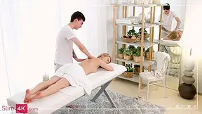Alluring Blondes Massage Session Leads To Intense Fucking With Light Fairy