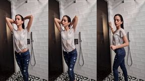 shower with my clothes