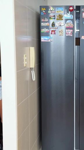 Lucky cheater! He fucked his wife and then the delivery girl next to her! Both creampied!   Clip 3