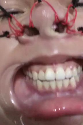 Fucking Her Face with a Beautiful Bondage Style