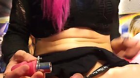 My innovative chastity device with a small faux phallus attachment - a must-try!