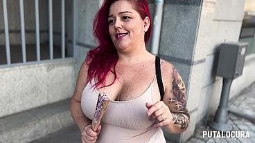 PutaLocura - Pillada a chubby cuarentona pelirroja Dulcce termina en deliciosa follada