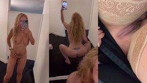 petit moment plus chaud dans la cabine d essayage bien que la vendeuse n ...