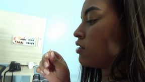 STINKY FARTS FOR YOU TO SMELL EVERYTHING YOU STUPID SLAVE PART 2 BY BRUNA PAES CAM BY DANI FULL HD