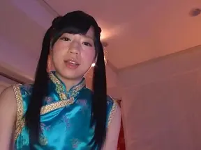 Young Mirai provides amazing massage on a big dong