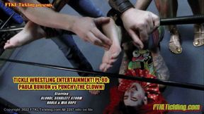 Tickle Wrestling Entertainment: Pt 80: Paula Bunion vs Punchy the Clown!