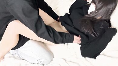 Japanese girl stoned on vodka deep throats every cock thrust between friends