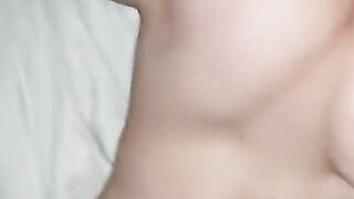Small 18 makes daddys huge penis barely fit