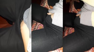 I seduced my neighbor and while her husband went out to the store, we mutually masturbated