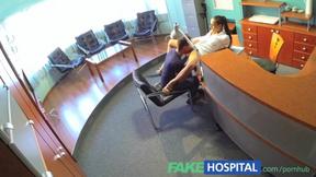 ”Nurse heals patient's depression with muff cumshot”