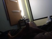 Black Chub Briefly Fucks Blowup Doll & Blows Load After Extended Jerk Session