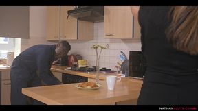 horny housewife subil arch dicked by the black plumber behind hubby s back