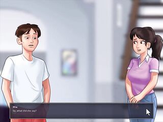 Summertime saga: the nurse helped Johannes