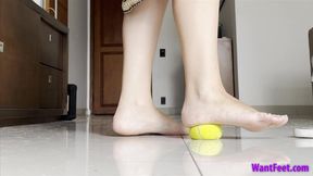 Sweaty Flip Flop Foot - Shoeplay - HD MP4