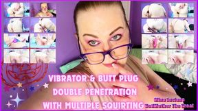 Vibrator Butt Plug Double Penetration With Multiple Squirting 720x480 MP4