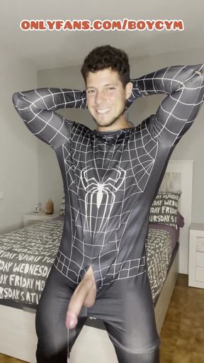 My Curve Cock Cums Spiderman