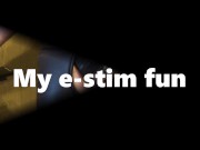 E-stim electro cum milking