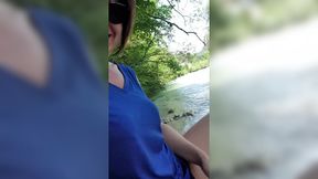 Wild climax&#x1F680; and jet spray by the water