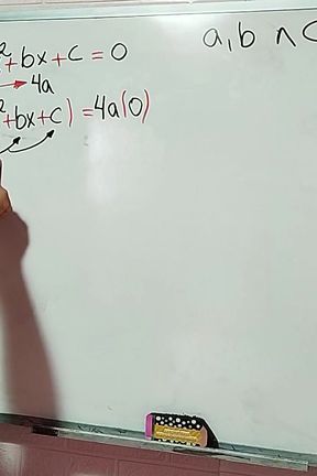 29 Algebra: Sexual Demonstration of the Equation of the Second Degree