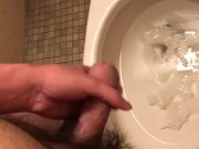 Almost Caught Jerking in a College Bathroom Stall