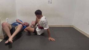 ROBE DOMINATES WITH JIU JITSU AND FOOT
