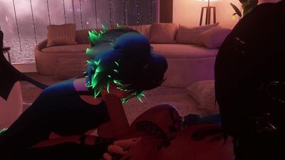 Vampire Femboy has some fun on Halloween