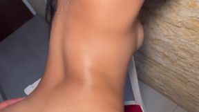 Colombian babe gets pounded at the gym