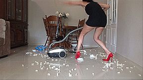 trying to clean on a slippery floor mo