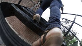 Massive Feet On Stairs - Full Movie