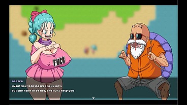 Bulma BALLS [ DRAGON BALL HENTAI Game ] Ep.2 Bulma BBC GANGBANG and BUKKAKE !