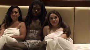 Sharing His Big Black Cock: Lacey Laze and Liz Gray