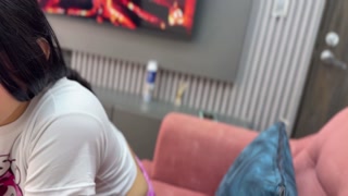 My sister-in-law asks me to fuck her hard and cum in her pussy while we're home alone