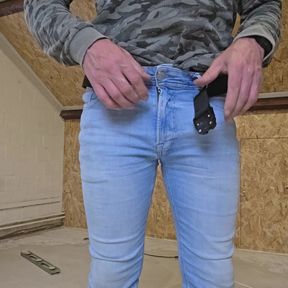 Flashing my boner at work