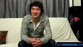 Josh Bensan's twink interview and dick wanking session