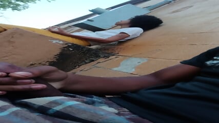 Jackin on a homeless lady