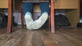 POV: Your Femboy Roommate Teases You with Their Soles (Painted Version)