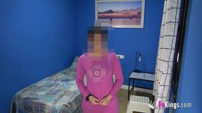 She films her dirty roommate eating a BBC!