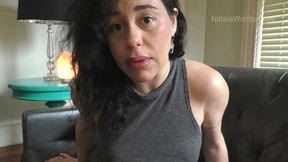 Practicing how to kiss with stepmom & then she let's you slide it inside her pussy