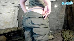 ”Camsoda - Hot soldier girl masturbates”