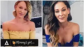 MOMMYSGIRL Thirsty Emma Hix And Stepmom Cherie DeVille Share Their Wet Pussy On Cam