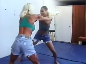 Catfight and wrestling