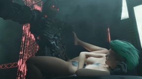 Adam Smasher Pounding Cyberpunk Rogue