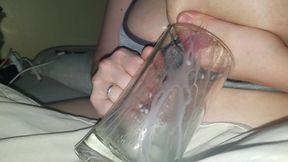 Mom enjoys a horny moment with her son while lactating.