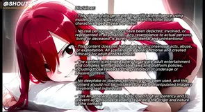 Fairy Tail's Erza pleasures you with her wet pussy and mouth