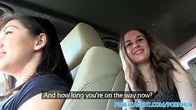 Lea Lexis hitchhiking for cash & gets drilled in POV by horny strangers