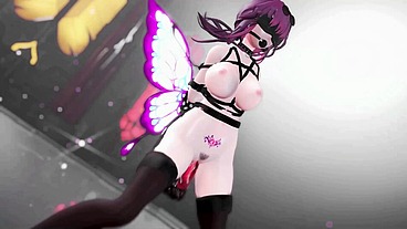 Honkai Star Rail Kafka Hentai Bondage Dance Insect Sex Mmd 3D Purple Wings