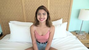 Cute teen with a soft pussy&#x1F32E;&#xFE0F; takes a thick cock&#x1F346; deep inside
